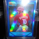 TRAVIS D'ARNAUD 2007 BOWMAN CHROME DRAFT PICKS AND PROS BLUE REFRACTOR AUTO RC #D/150 METS