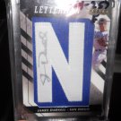 JAMES DARNELL 2008 RAZOR LETTERMAN AUTO RC #D/20 PADRES / RAYS