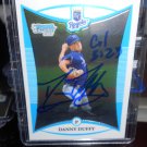 DANNY DUFFY 2008 BOWMAN CHROME PROSPECTS IN-PERSON AUTO RC ROYALS