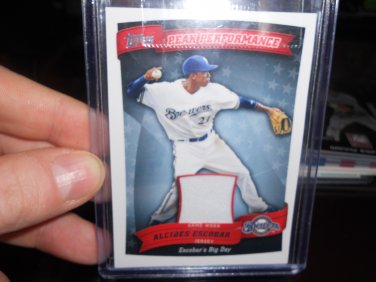 ALCIDES ESCOBAR 2010 TOPPS PEAK PERFORMANCE JERSEY RC ROYALS