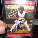 EDUARDO ESCOBAR 2008 MULTI AD SPORTS MINOR LEAGUE IN-PERSON AUTO RC WHITE SOX / TWINS
