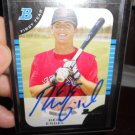 REID ENGEL 2005 BOWMAN DRAFT PICKS IN-PERSON AUTO RC