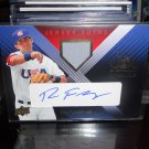 RYAN FLAHERTY 2008 UD USA JERSEY AUTO BLUE RC #D/75 ORIOLES