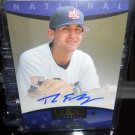 RYAN FLAHERTY 2007 UD USA NATIONAL TEAM ON CARD AUTO RC ORIOLES