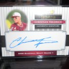 CHRISTIAN FRIEDRICH 2008 RAZOR SIGNATURE SERIES AUTO RC #D/1199 ROCKIES