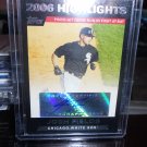 JOSH FIELDS 2007 TOPPS HIGHLIGHTS AUTO RC WHITE SOX