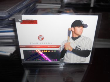 JOSH FIELDS 2005 TOPPS PRISTINE PERSONAL ENDORSEMENTS COMMON AUTO RC #D/497 WHITE SOX