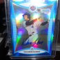 WILMER FLORES 2008 BOWMAN DRAFT PICKS & PROS BLUE REFRACTOR AUTO RC #D/150 METS