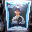 CARLOS GUTIERREZ 2008 BOWMAN CHROME DRAFT AUTO RC TWINS