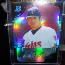 MATT GARZA 2005 BOWMAN CHROME DRAFT REFRACTOR AUTO RC #D/500 RANGERS