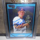 CHUCK LOFGREN 2007 BOWMAN CHROME IN-PERSON AUTO RC INDIANS / GIANTS