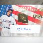 HAROLD MARTINEZ 2008 UD USA JUNIOR NATIONAL TEAM BLUE AUTO RC #D/275 PHILLIES
