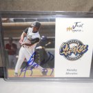 KENDRYS MORALES 2005 JUST MONIRS JUST AUTOGRAPHS PREVIEW IN-PERSON AUTO RC ANGELS / MARINERS