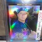 DREW MEYER 2002 BOWMAN CHROME DRAFT PICKS REFRACTOR AUTO RC RANGERS