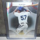 MARIO MARTINEZ 2008 DONRUSS THREADS AUTO RC #D/1375 MARINERS / RED SOX