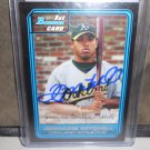 JERMAINE MITCHELL 2006 BOWMAN DRAFT PICKS IN-PERSON AUTO RC ATHLETICS / TWINS