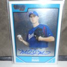 MICHAEL MAIN 2007 BOWMAN CHROME DRAFT PICK AUTO RC RANGERS / GIANTS