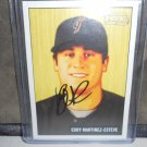 EDDY MARTINEZ-ESTEVE 2005 BOWMAN HERITAGE IN-PERSON AUTO RC GIANTS