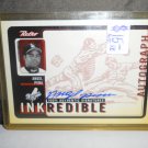 ANGEL PENA 1999 UD RETRO INKREDIBLE AUTO RC DODGERS