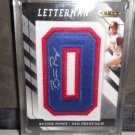 BUSTER POSEY 2008 RAZOR LETTERMAN AUTO RC #D/20 GIANTS