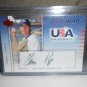 CHRIS PEREZ 2005 UD USA NATIONAL TEAM AUTO BLACK RC #D/475 INDIANS / DODGERS