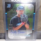 RICKY ROMERO 2005 BOWMAN CHROME DRAFT PICKS AUTO RC BLUE JAYS
