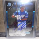 TRAYVON ROBINSON 2005 BOWMAN CHROME DRAFT PICKS IN-PERSON AUTO RC DODGERS