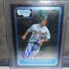 WILKIN RAMIREZ 2006 BOWMAN CHROME PROSPECTS IN-PERSON AUTO RC TIGERS / TWINS