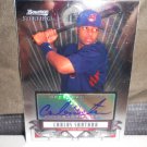 CARLOS SANTANA 2008 BOWMAN STERLING PROSPECTS AUTO RC INDIANS