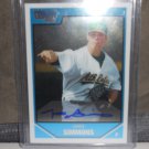 JAMES SIMMONS 2007 BOWMAN CHROME DRAFT DRAFT PICKS AUTO RC ATHLETICS