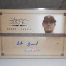 BRETT SINKBEIL 2007 TRISTAR ELEGANCE SIGNATURE MARKS AUTO RC MARLINS / PIRATES