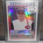 B.J. SZYMANSKI 2005 TOPPS CHROME REFRACTOR AUTO RC #D/500 REDS