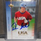DREW STUBBS 2005 UD USA NATIONAL TEAM IN-PERSON AUTO RC ROCKIES