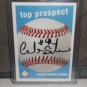 CARLOS SANTANA TOP PROSPECT IN-PERSON AUTO RC INDIANS
