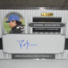 DANIEL SCHLERETH 2008 RAZOR SIGNATURE SERIES AUTO RC #D/1499 TIGERS / PIRATES