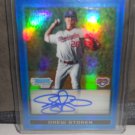 DREW STOREN 2009 BOWMAN CHROME DRAFT PICKS &PROS BLUE REFRACTOR AUTO RC #D/150 NATIONALS