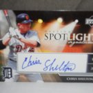 CHRIS SHELTON 2006 UD OVATION SPOTLIGHT SIGNATURES AUTO RC TIGERS