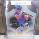 RUBEN TEJADA 2008 DONRUSS THREADS GOLD AUTO RC #D/999 METS