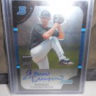 AARON THOMPSON 2005 BOWMAN CHROME DRAFT PICKS AUTO RC MARLINS / TWINS