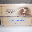 CHRIS VOLSTAD 2007 TRISTAR ELEGANCE SIGNATURE MARKS AUTO RC MARLINS / ROCKIES