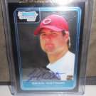 SEAN WATSON 2006 BOWMAN CHROME DRAFT PICKS AUTO RC REDS / MARLINS