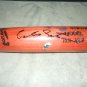 CARLOS SANTANA AUTOGRAPHED BAT W/ COA INDIANS