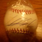 LARS ANDERSON AUTOGRAPHED BASEBALL RAWLINGS OFFICIAL LEAGUE BALL / RED SOX