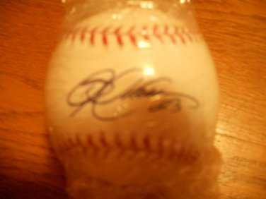 MIKE CAMERON AUTOGRAPHED BASEBALL RAWLINGS OFFICIAL LEAGUE BALL / RED SOX