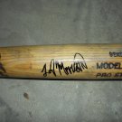 LOGAN MORRISON AUTOGRAPHED BAT WITH COA MARLINS / MARINERS