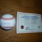 ROY HALLADAY AUTOGRAPHED BASEBALL WITH COA RAWLINGS OFFICIAL LEAGUE BALL PHILLIES