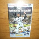 2009 CONNECTICUT DEFENDERS TEAM AUTOGRAPHED PROGRAM AA SF GIANTS (24 AUTOGRAPHS!!!)