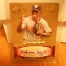 ALFONSO SORIANO 2006 SP AUTHENTIC CHIROGRAPHY SIGNATURES AUTO #D/75 #CH-AS YANKEES