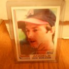 RICK BURLESON 1982 TOPPS IN-PERSON AUTO #55 RED SOX / ANGELS