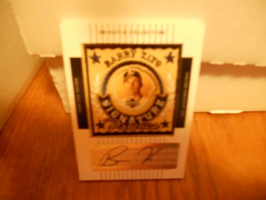 BARRY ZITO 2003 UD PATCH COLLECTION SIGNATURE PATCHES AUTO CARD #SP-BZ ATHLETICS / GIANTS